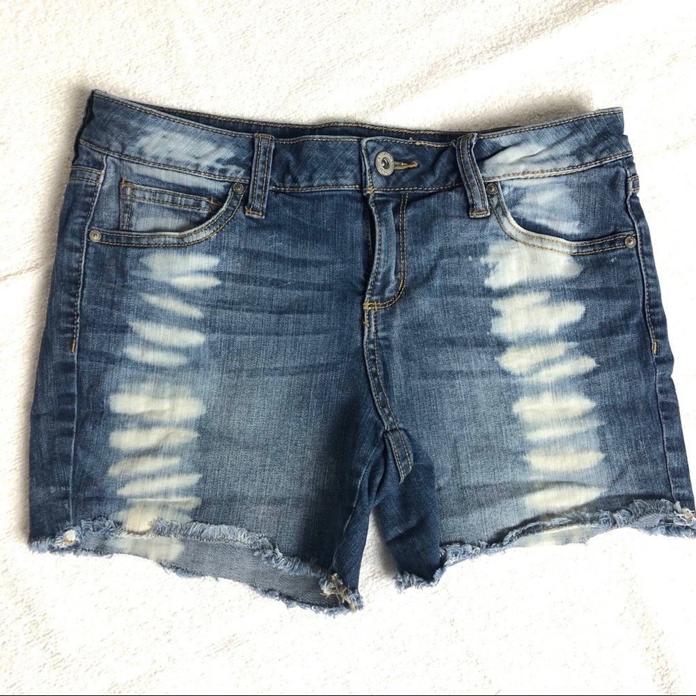 Arizona Bleach Dye Cut-off Shorts Sz 7